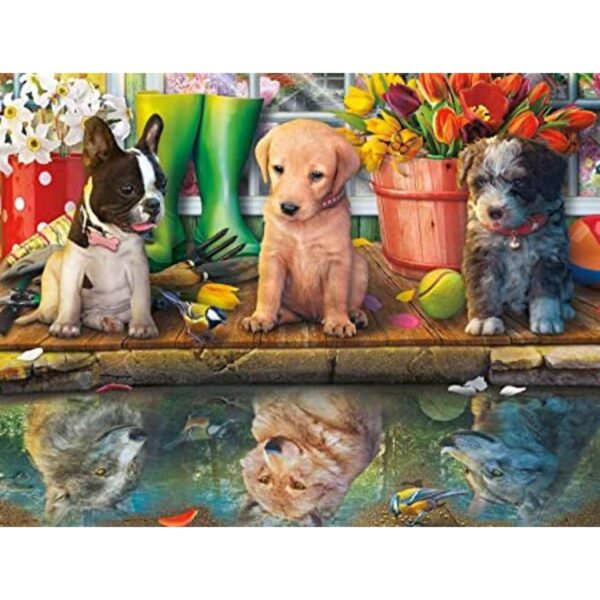 Buffalo Games Puppy Dreams rompecabezas de 750 piezas_1