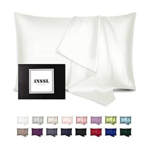 INSSL Funda de seda para almohadas beneficiosa para la