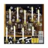 KITHOUSE Juego de 10 velas de Navidad con temporizador_1