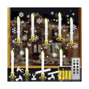 KITHOUSE Juego de 10 velas de Navidad con temporizador_1