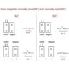 BNYZWOT MC31 Interruptor magnético con cable para puerta_4