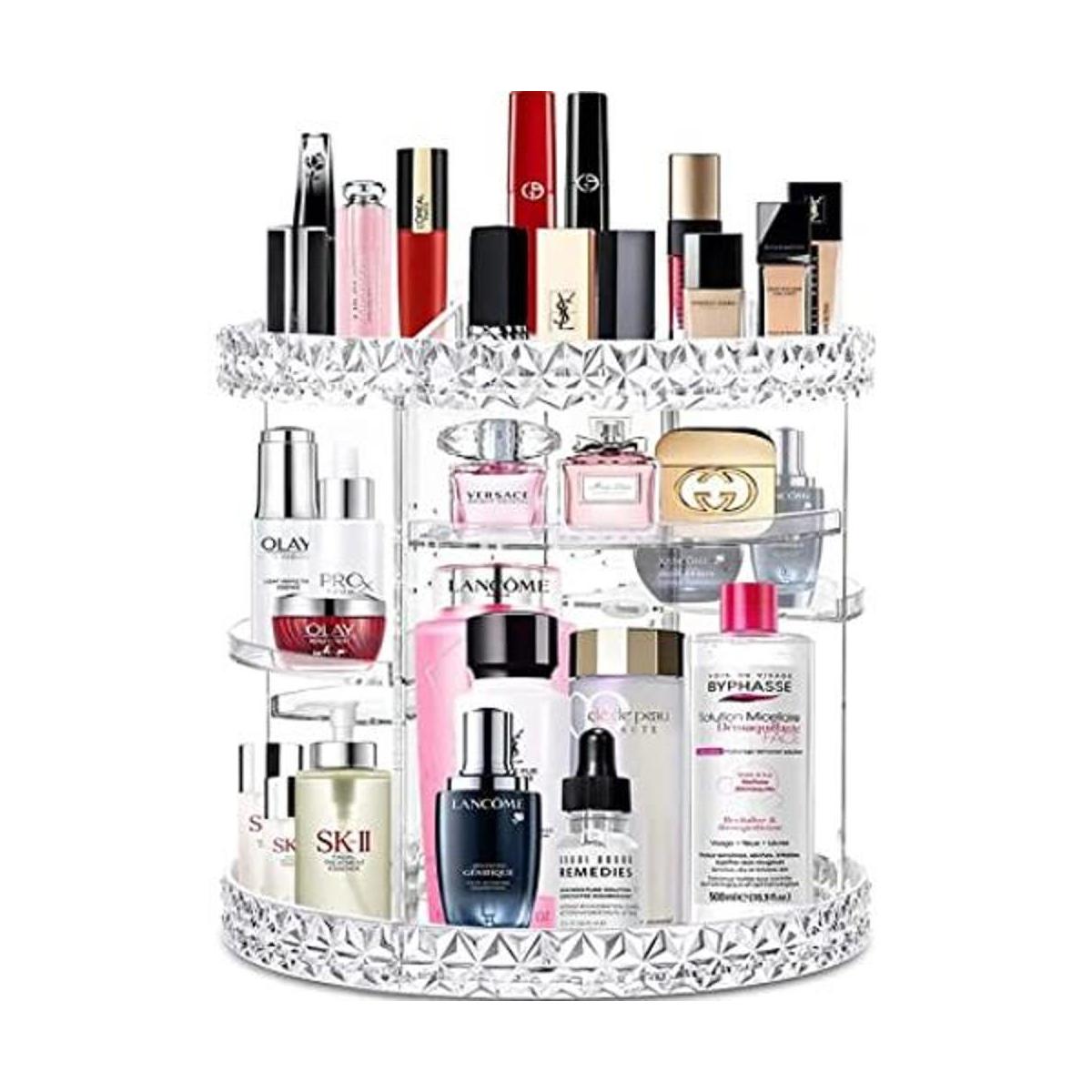 VHanver Organizador de maquillaje giratorio Bandeja