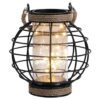 JHY DESIGN Jaula de metal LED con pilas 7.3 pulgadas de_1