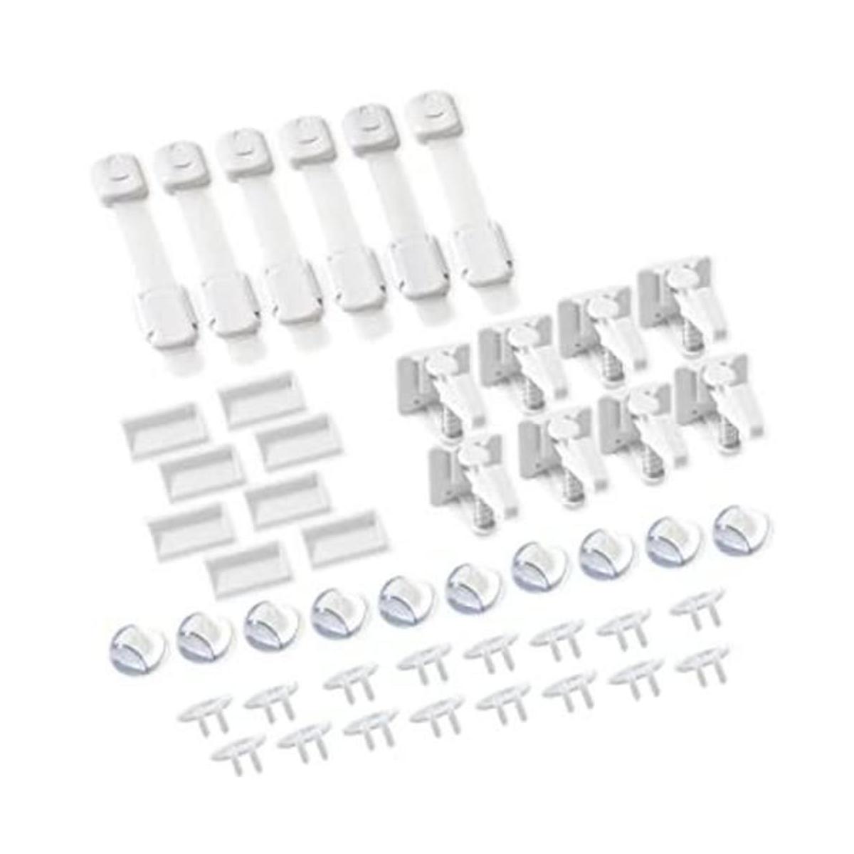 Kit completo a prueba de bebés Cerraduras ocultas de