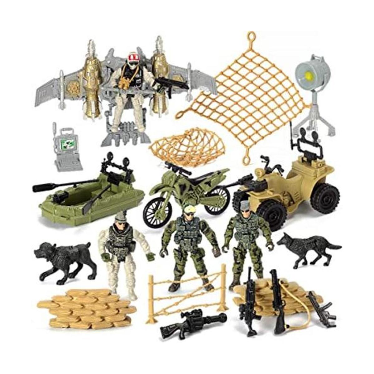 Juego de figuras de acción de hombres del ejército