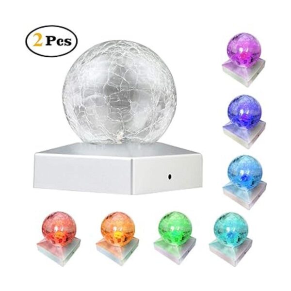 Luz solar para poste de cerca 4 x 4 pulgadas luz solar_5