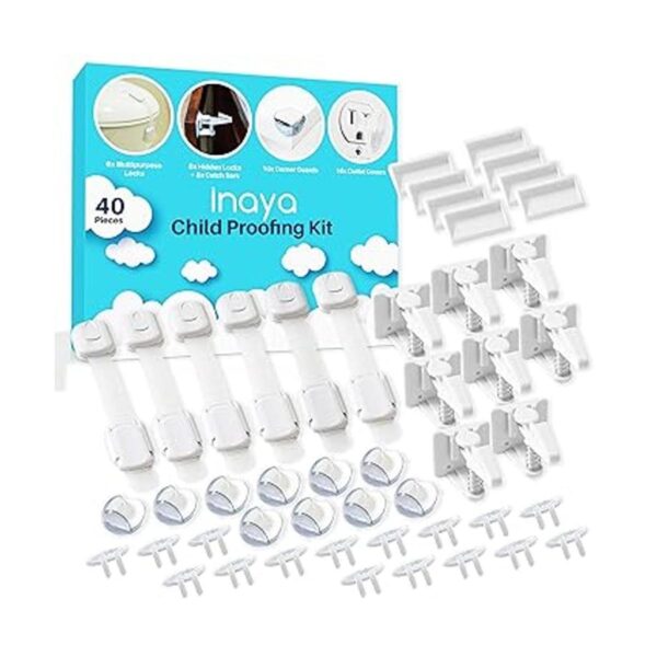 Kit completo a prueba de bebés Cerraduras ocultas de_6
