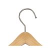 NAHANCO MINI8RC12 Deluxe Percha plana de madera para ropa_2