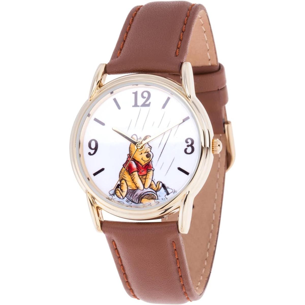 Disney Winnie The Pooh Reloj clásico de cuarzo analógico
