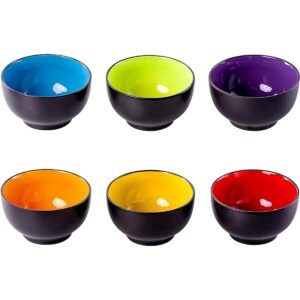 Klikel Paquete de 6 cuencos de sopa Juego de cuencos de_5