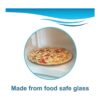 HQRP Bandeja giratoria de cristal para horno de