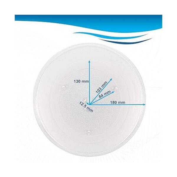 HQRP Bandeja giratoria de cristal para horno de