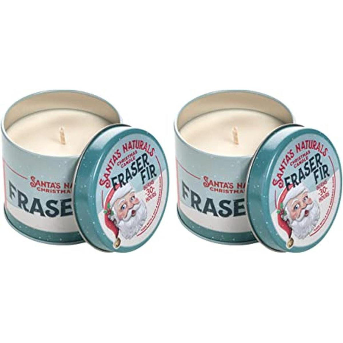 Santas Naturals Fraser Vela de Navidad de abeto