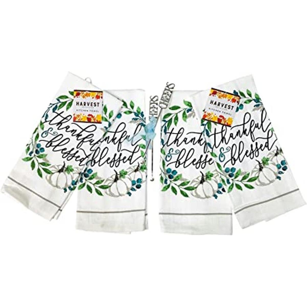 Serafina Home Otoño Harvest Toallas de cocina con