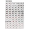 HNDTEK American Mahjong Set Bolsa suave negra 166_3