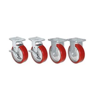 Rueda giratoria de 5 x 2 pulgadas resistente de_1
