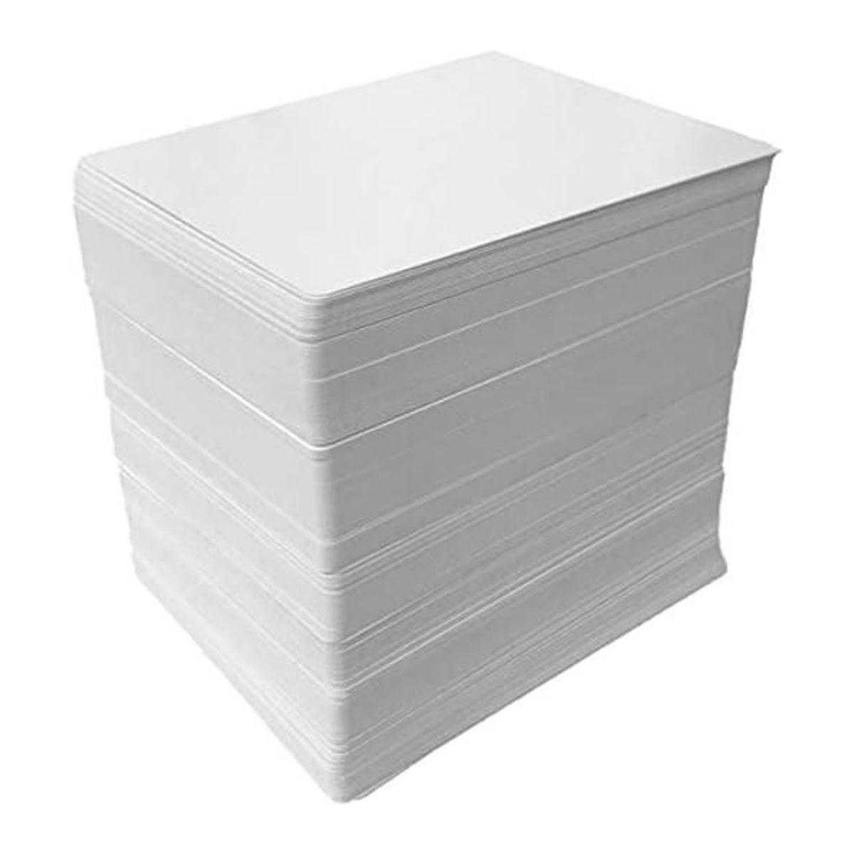 Cartas en blanco tamaño de póquer sin revestimiento de