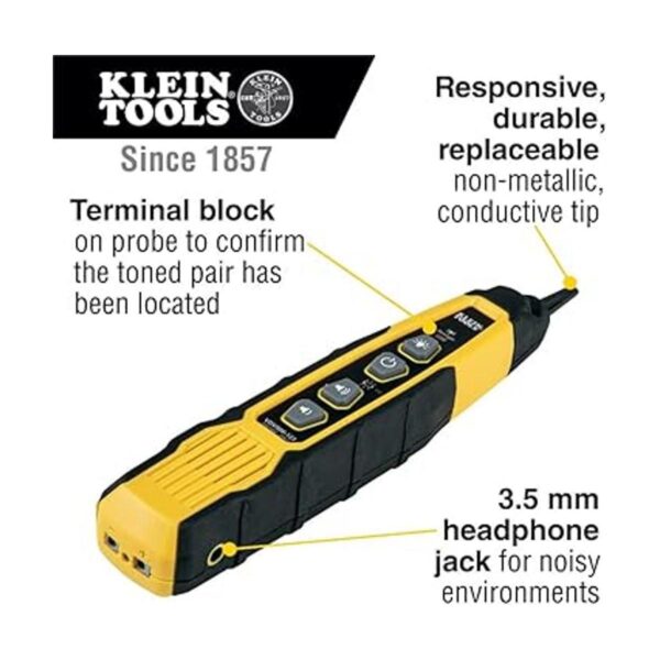 Klein Tools VDV500820 Cable Tracer con Sonda Tone Pro Kit_4