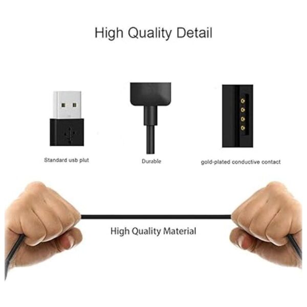 Nieeweiy Cargador compatible con Zenwatch 2 Cable de_3