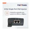 Gigabit IEEE 802.3bt PoE Inyector de doble firma con_2