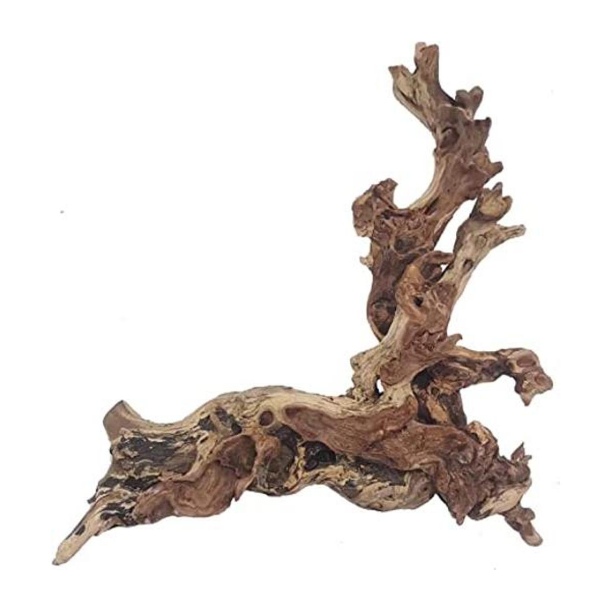 Hamiledyi Decoración de acuario tronco de madera