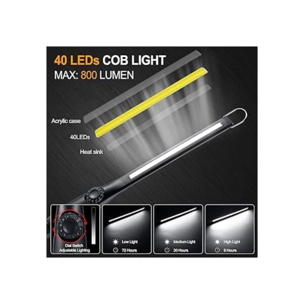 ORHOMELIFE Luz LED de trabajo Luz de trabajo COB