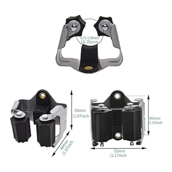 3H Soporte de pared para trapeador y escoba soporte de_3