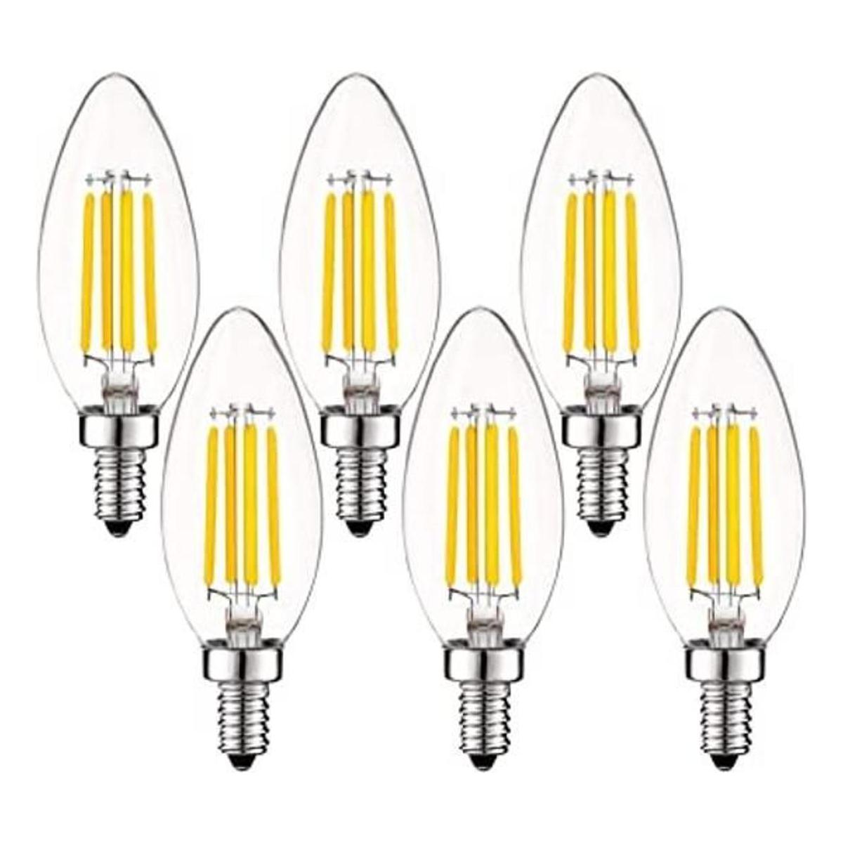Luxrite Bombilla LED vintage equivalente a 60 W 550