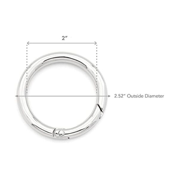 CRAFTMEMORE 2 piezas de 2 pulgadas de anillo tórico_2