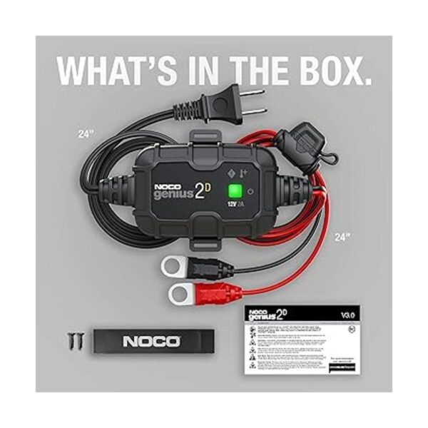 NOCO GENIUS2D cargador de montaje directo de 2 amperios_3