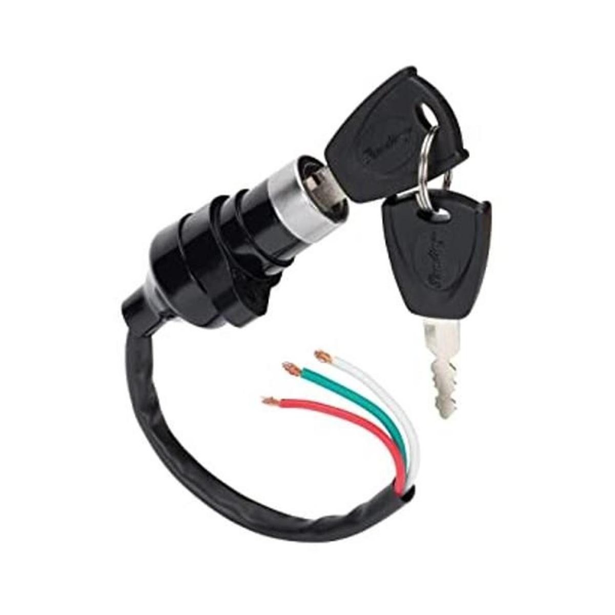 Llave de interruptor de encendido de 3 cables para