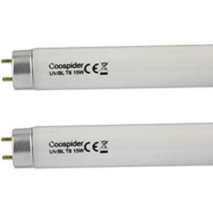 Paquete de 2 bombillas compactas UV BL CFL de 15 W para_1