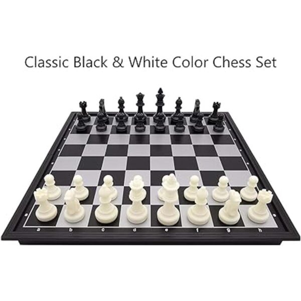 Juego de ajedrez magnético de 12.5 pulgadas con tablero de_2