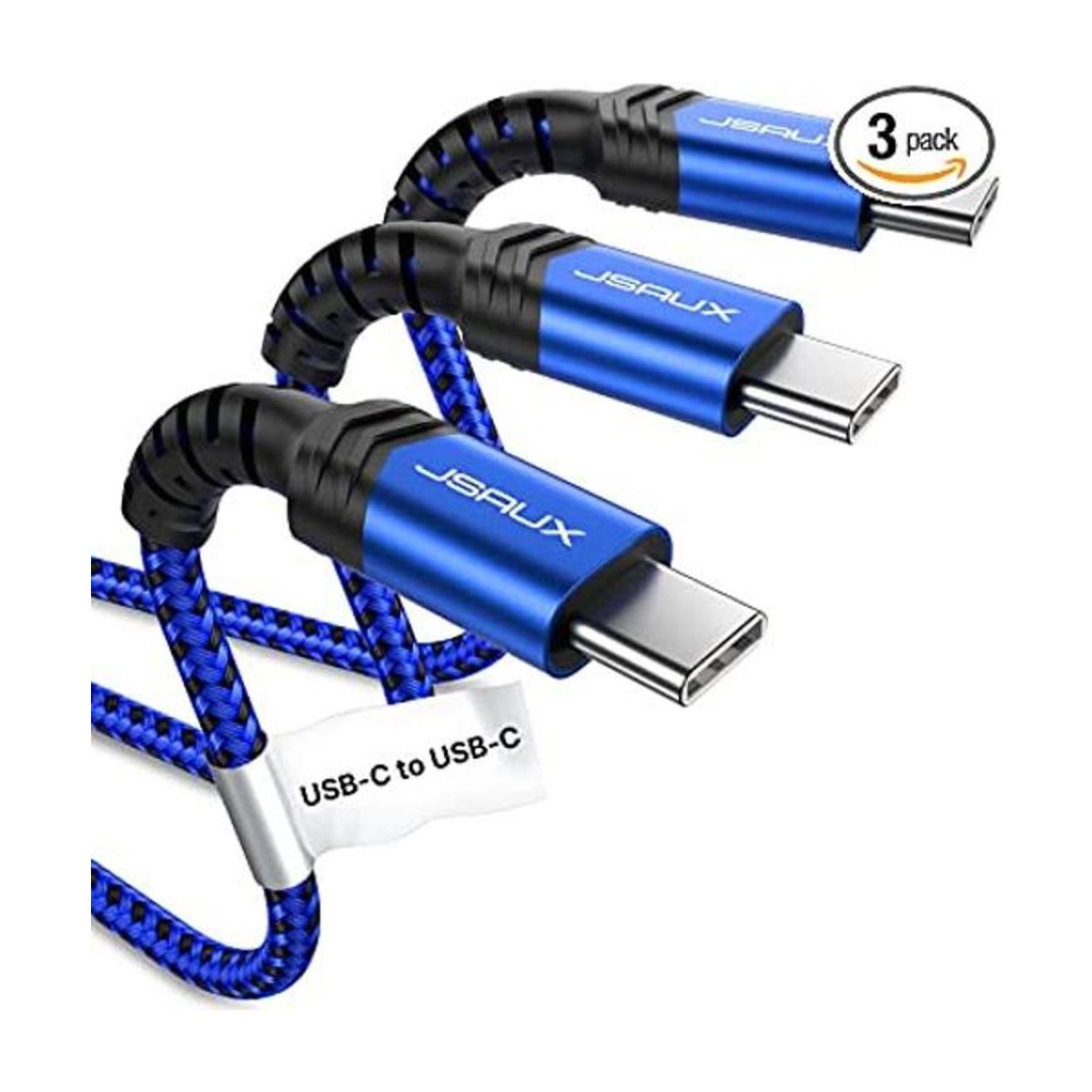 Cable USB C a USB C 10 pies6.6 pies3.3 pies JSAUX tipo