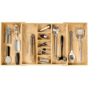 KitchenEdge Organizador de cajones de cocina ajustable_1