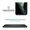 FlexGear Carcasa transparente para iPhone 11 Pro MAX y 2_3