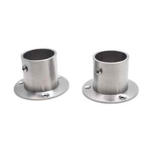 Geesatis 2 soportes de brida para barra de armario_1
