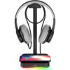 KAFRI Soporte para auriculares RGB con cargador_1