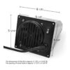 Hongso Ventilador de repuesto para calefactor de pared_2