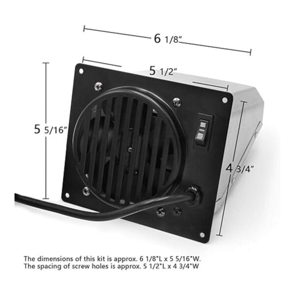 Hongso Ventilador de repuesto para calefactor de pared_2