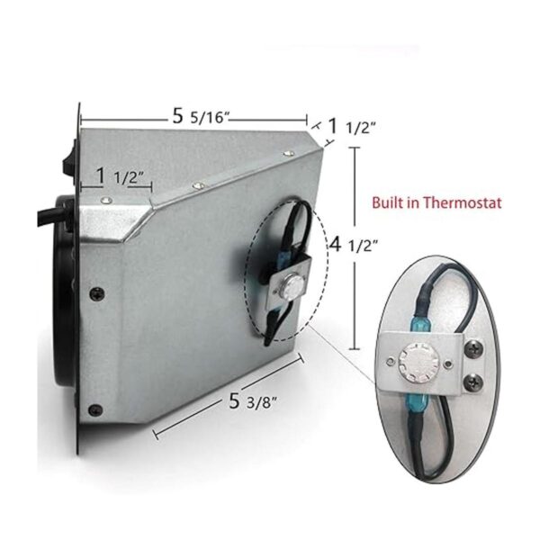 Hongso Ventilador de repuesto para calefactor de pared_3