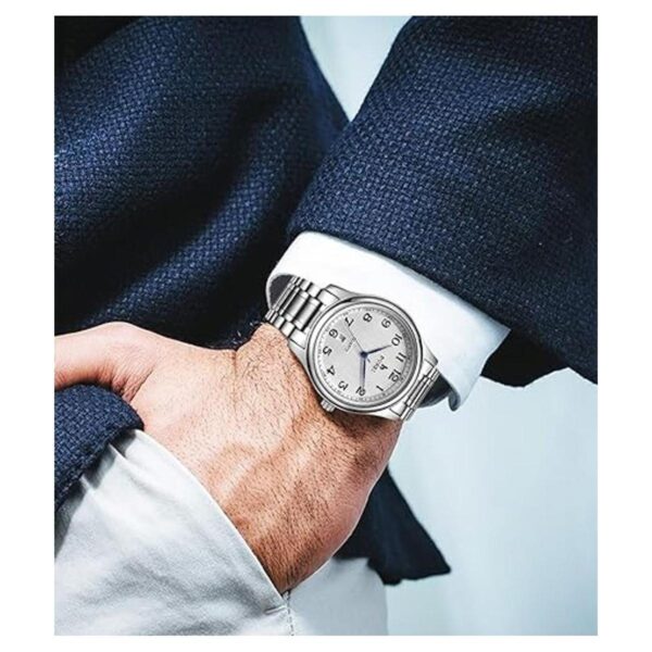 BUREI Men Stainless Steel Quartz Watch Business Men_4