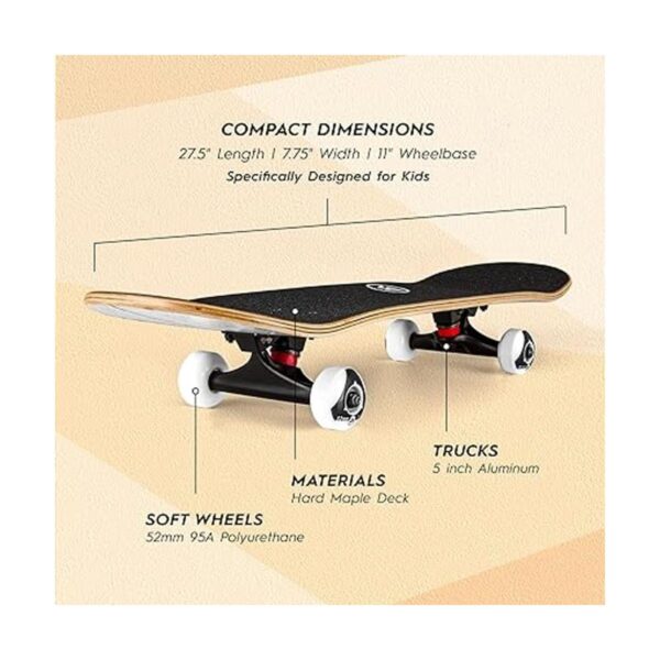Magneto Patineta para niños 22 pulgadas de largo por 6_2