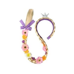 JiaDuo Peluca de disfraz de princesa para niñas cabello_1