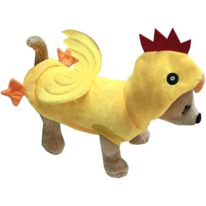 Mogoko Divertido disfraz de pollo para perro disfraz de