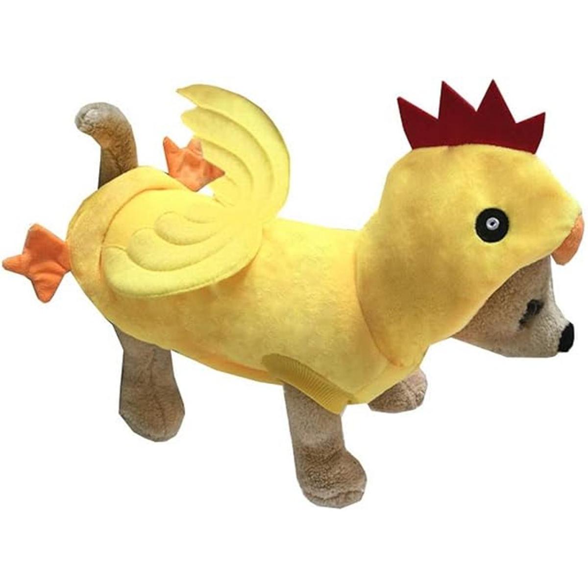 Mogoko Divertido disfraz de pollo para perro disfraz de
