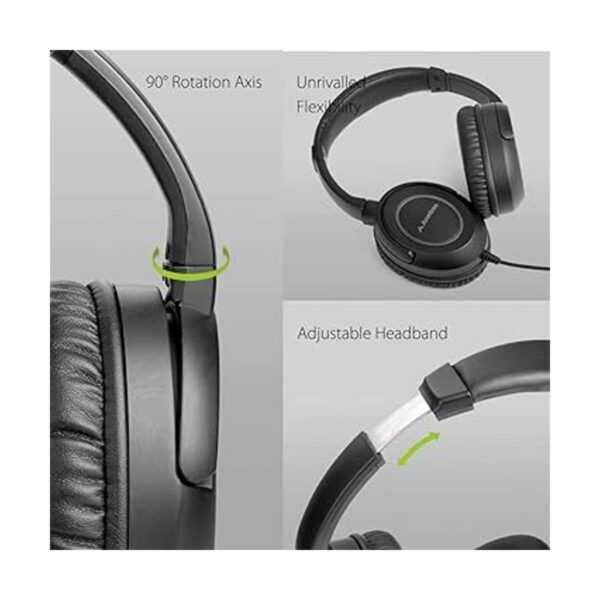 Avantree HF039 Auriculares de cable largo en espiral para_5