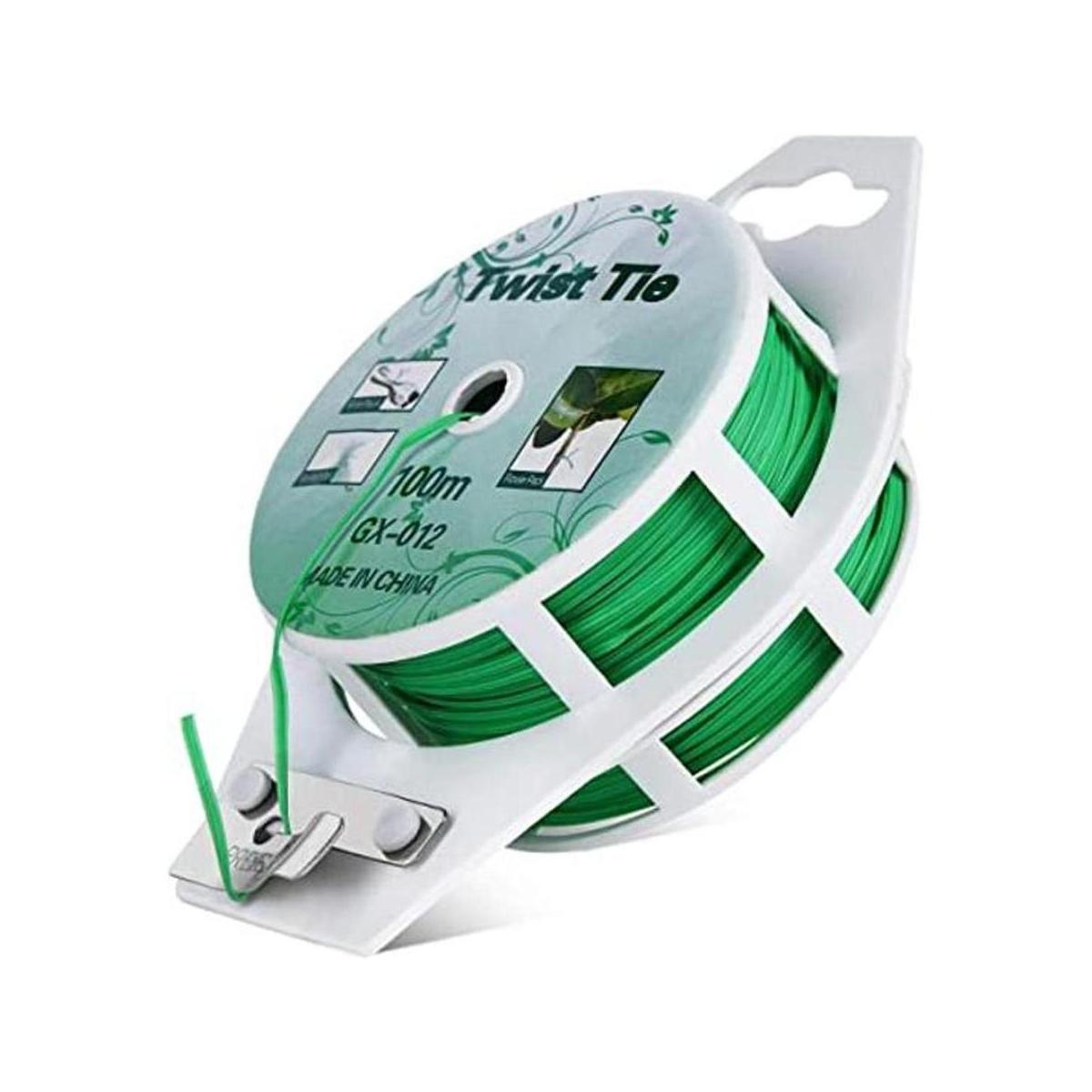 Twist Ties Lazos multiusos recubiertos de 328 pies para