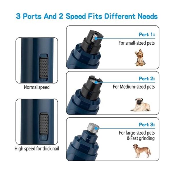 Casfuy Molinillo de uñas para perros mejorado profesional