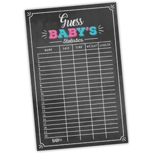 Carteles de revelación de género Predicciones del bebé_1